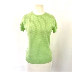 Lilly Pulitzer 100% cashmere lime green sweater